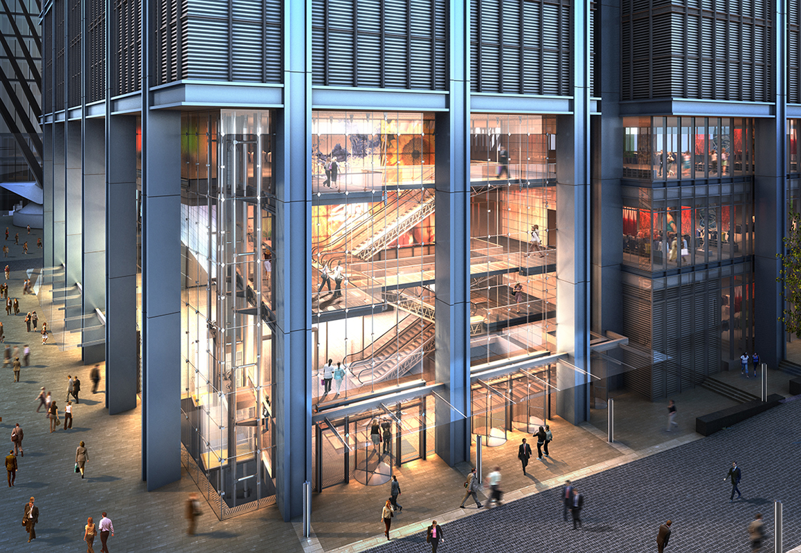 3 World Trade Center transit hall view - Copyright © Silverstein Properties, Inc.