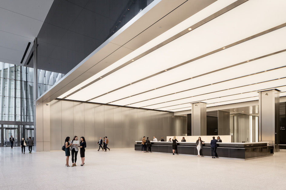 3 World Trade Center lobby - Copyright © Silverstein Properties, Inc.
